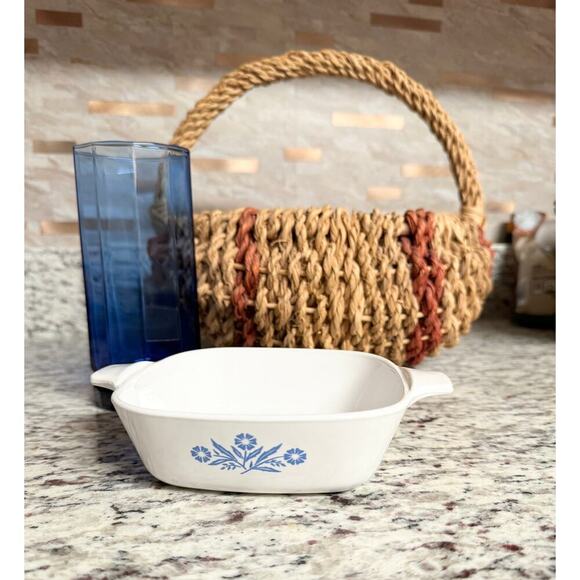 Corning Ware Cornflower Blue Casserole Dish P-41-B, Mini with no lid, Halogram - Picture 1 of 4